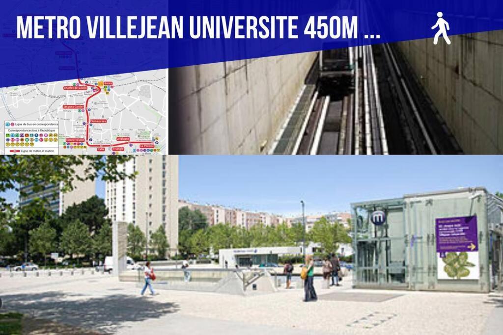 Auteuil • 4 Chambres • Wifi • Metro A 400M Rennes Buitenkant foto